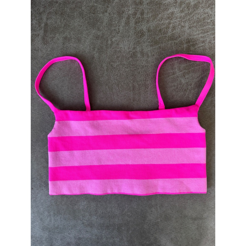 Free People Movement Tighten Up Reversible Bra Hot Pink Combo M/L NWOT MSRP $50